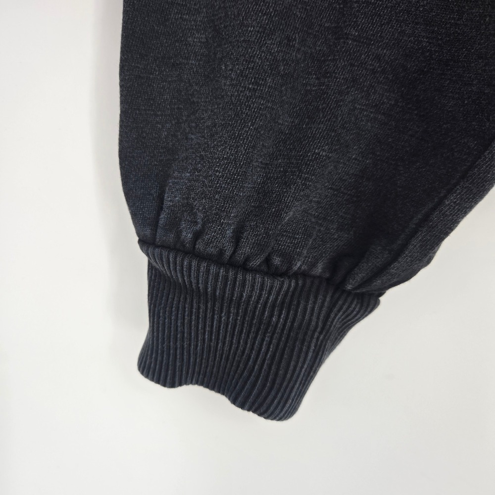 NWT Anthropologie Pilcro Black Cropped Pleated Shirt Womens M 100% Cotton - Picture 8 of 9